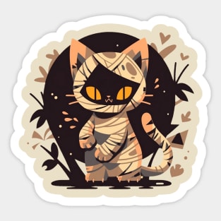 MUMMY CAT Sticker